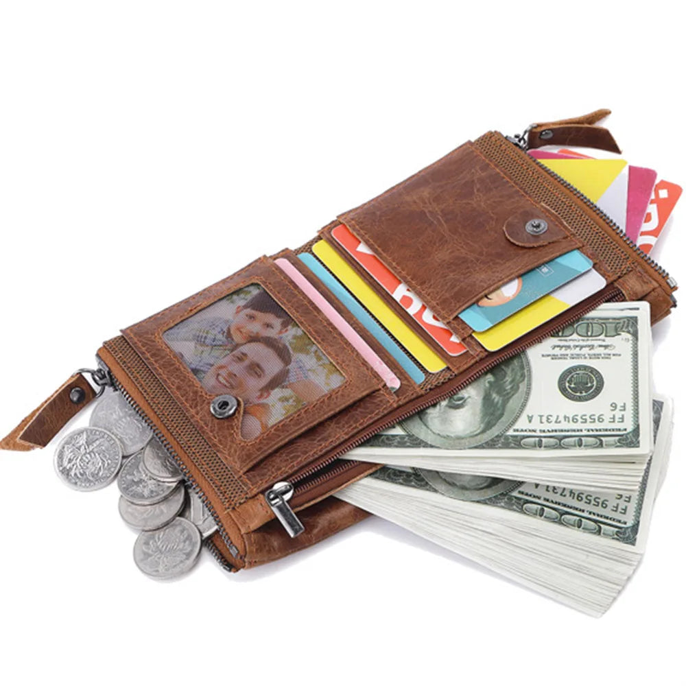 Cartera de Cuero Genuino | Integridad y Carácter