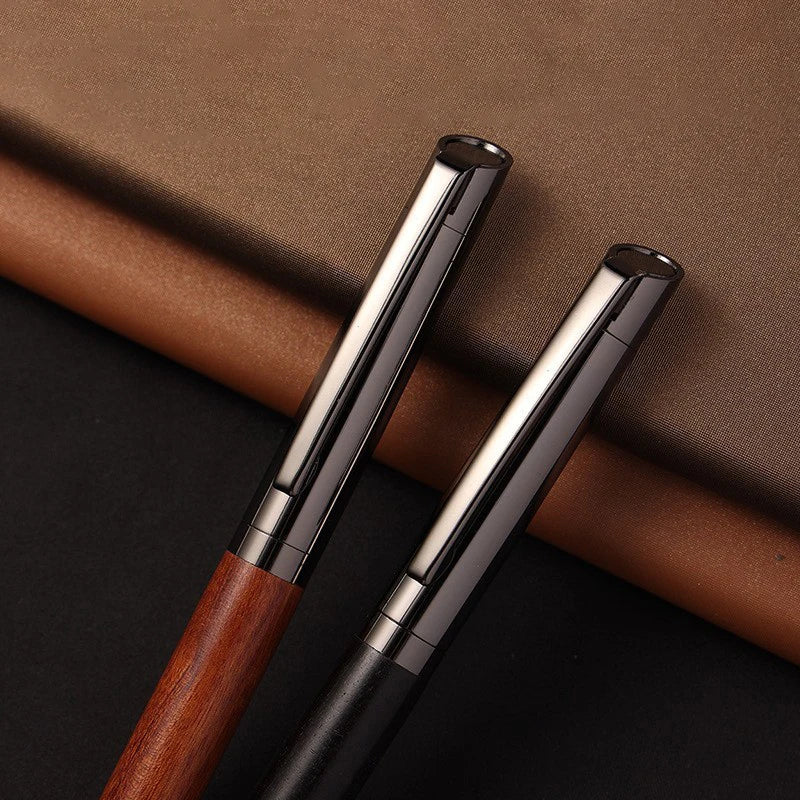 Bolígrafo Artesanal de Madera y Metal | Carácter y Dirección