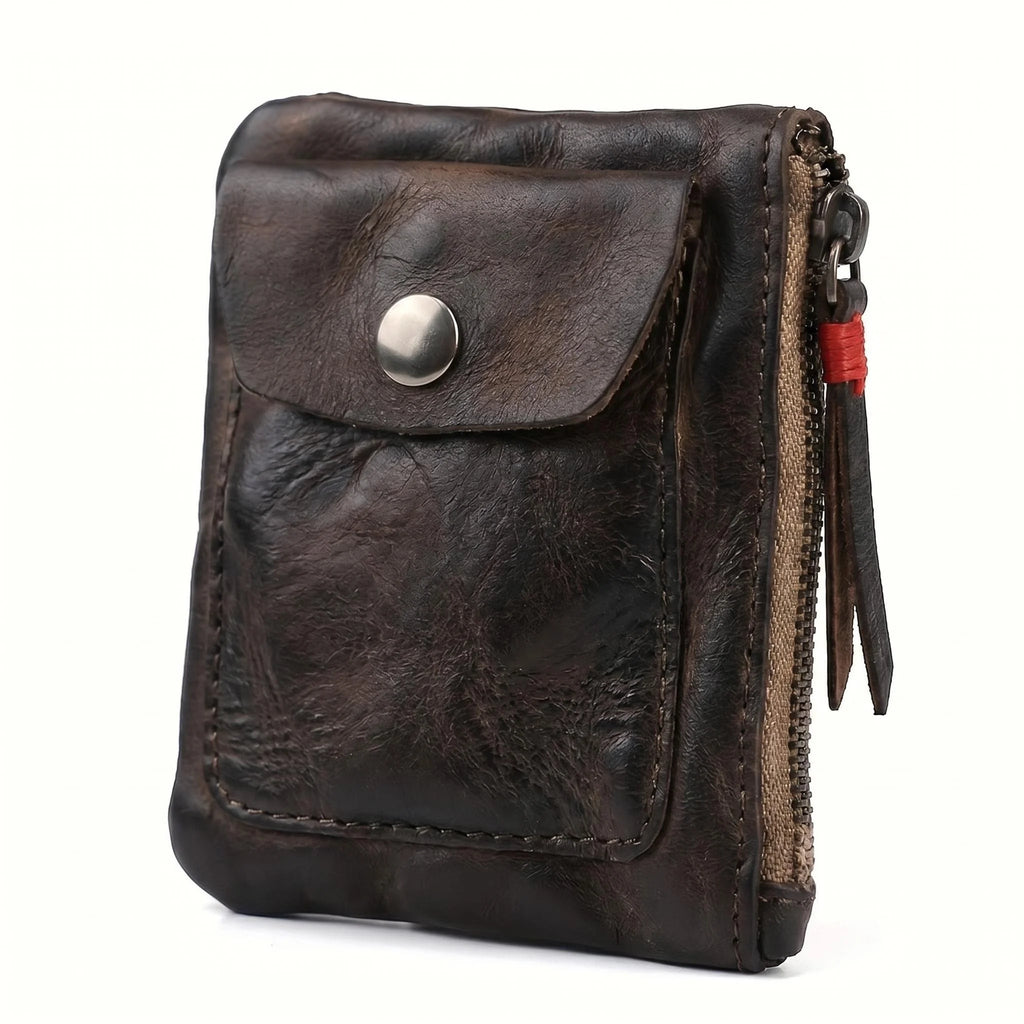Cartera de Cuero | Disciplina y Enfoque